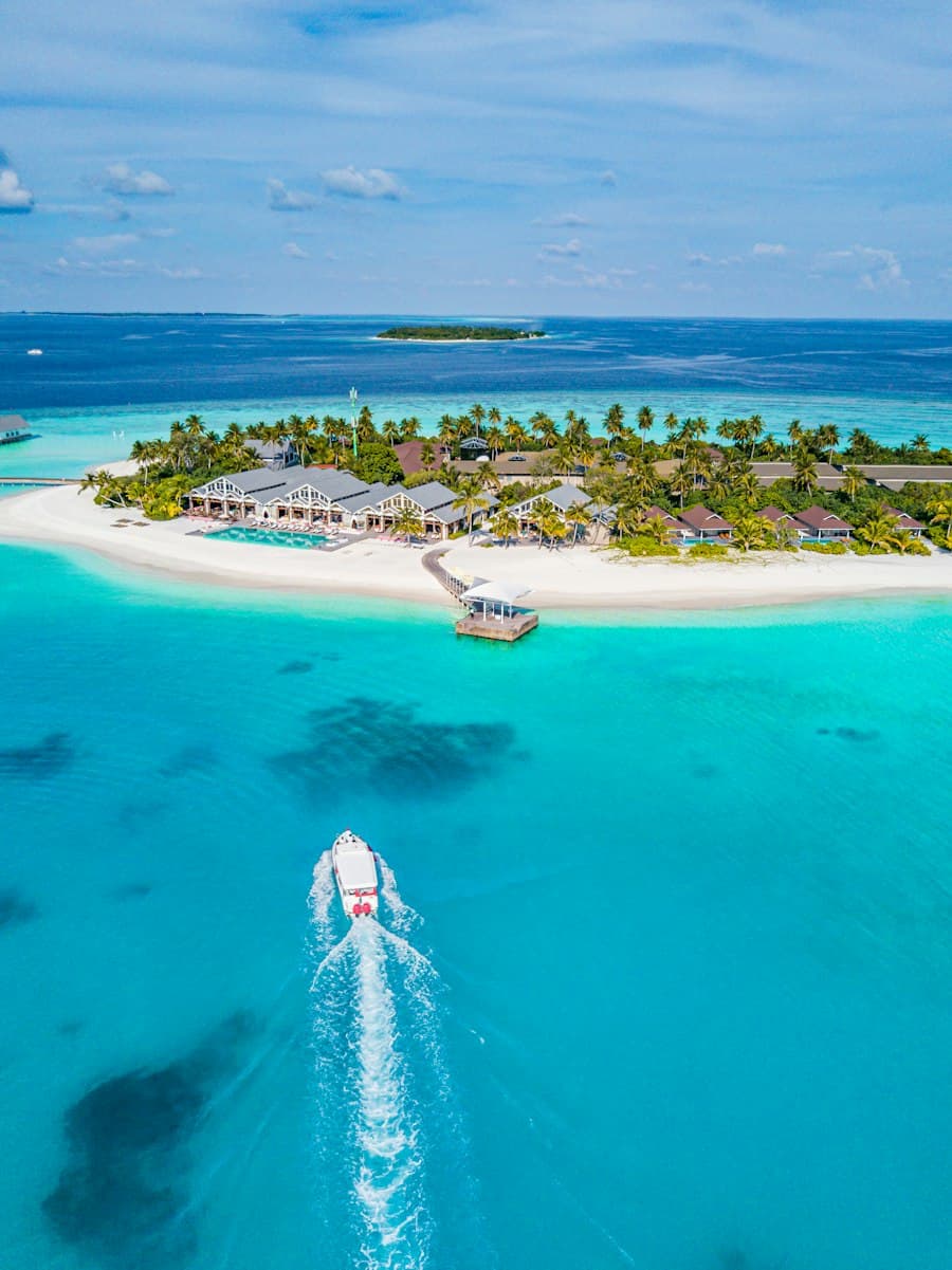 Island resort in the Maldives